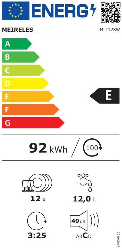 Meireles Maquina Louça 6PROG 12TALH (e)