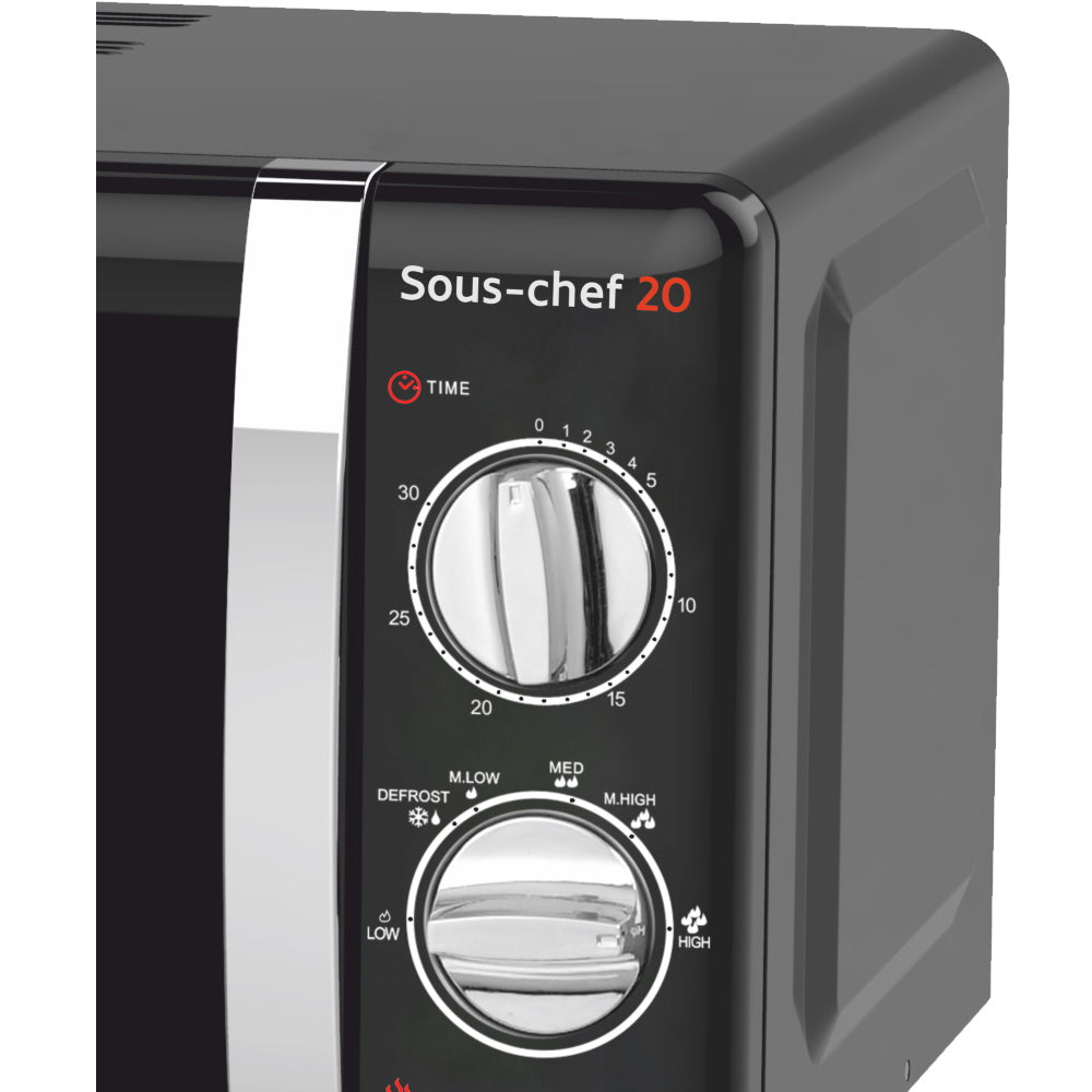 Micro-ondas Haeger Sous-Chef 20 Black MW-70B.007A