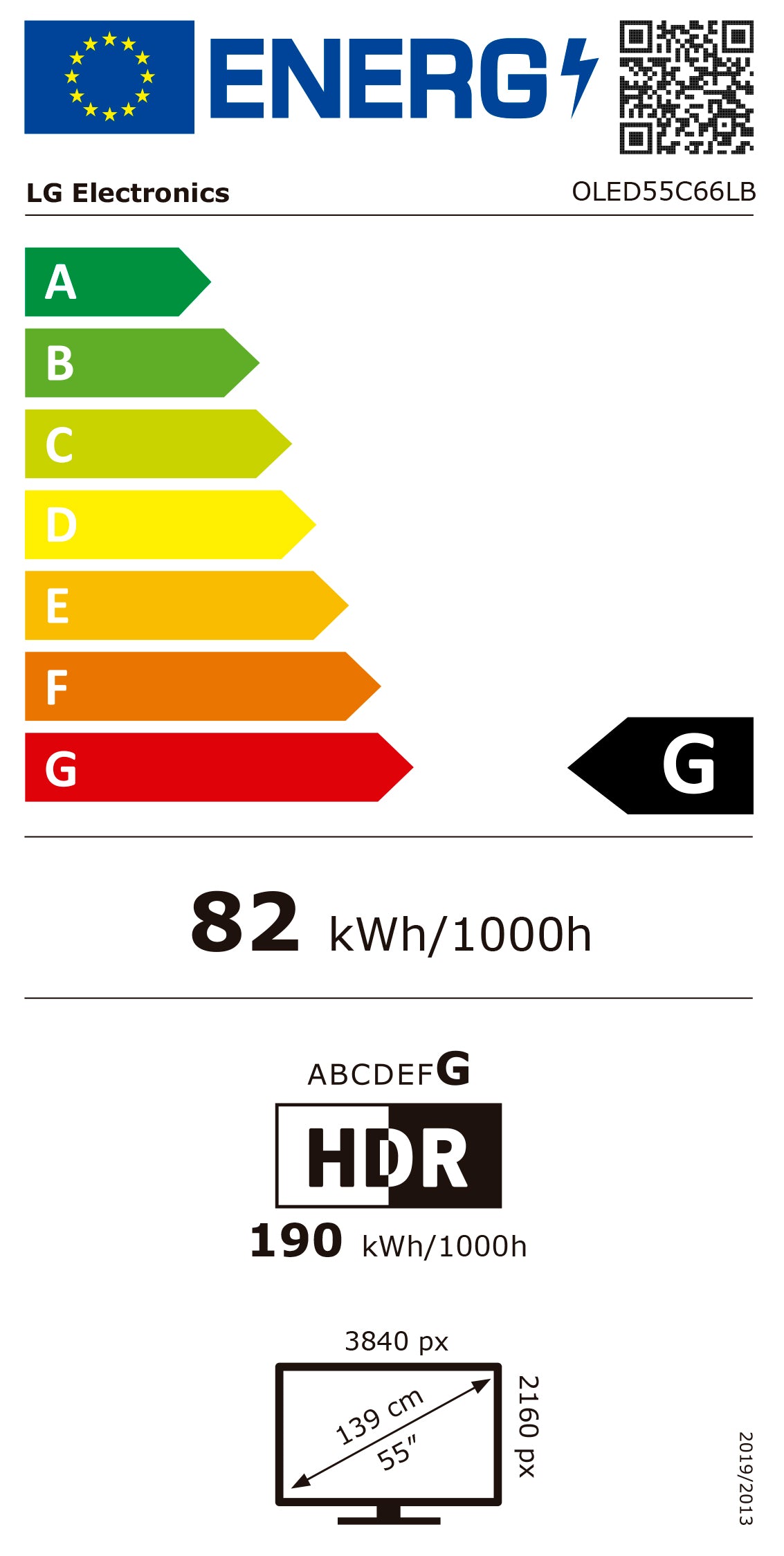 LG Oled 55" EVO 4K AI Smart TV Webos 4HDMI 3USB (g)
