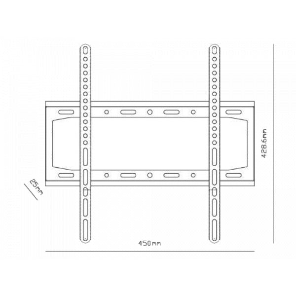 Suporte de TV OMEGA OUTV20050S (26'' a 55'' - Até 45kg)