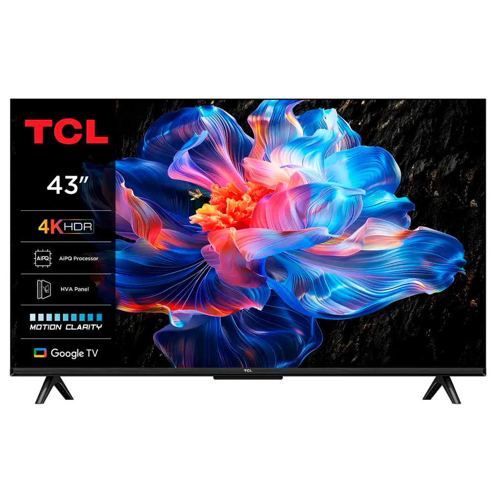 TCL LED 43" 4K UHD GOOGLE TV 3HDMI USB (F) 43P69K