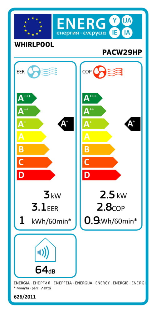 Ar Condicionado portátil Whirlpool PACW29HP (9000 BTU)
