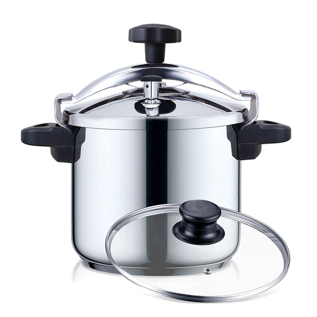 HAEGER PANELA PRESSAO COOKER PLUS 10LTS INOX TAMPA VIDRO PC10S021A