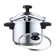 Haeger Panela Pressao Cooker PLUS 6LTS INOX Tampa Vidro