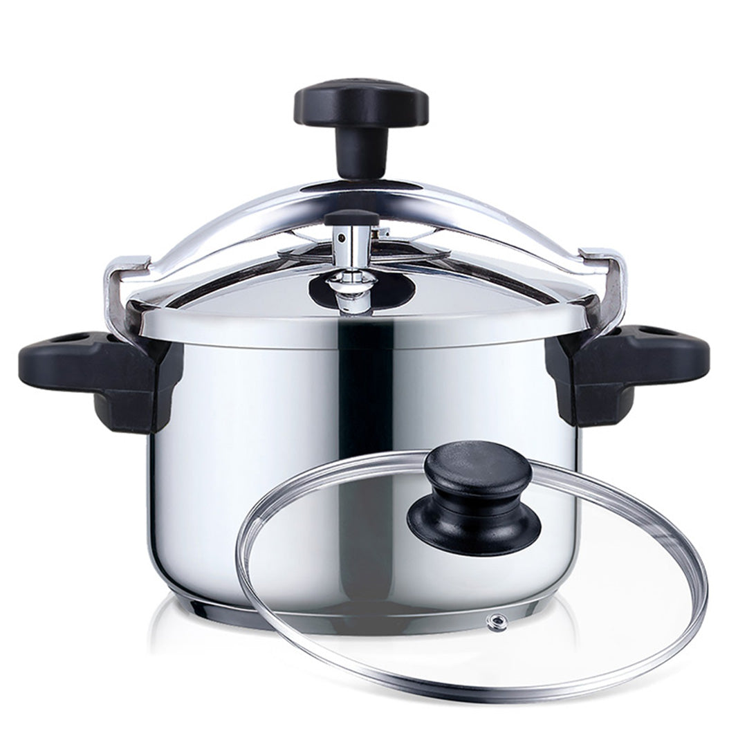 HAEGER PANELA PRESSAO COOKER PLUS 8LTS INOX TAMPA VIDRO PC8SS020A