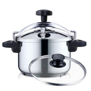 Haeger Panela Pressao Cooker PLUS 8LTS INOX Tampa Vidro