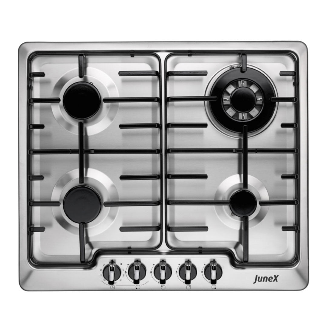 JUNEX PLACA 4G INOX GAS NAT C/INJ.GAS BUT PJE116GTX