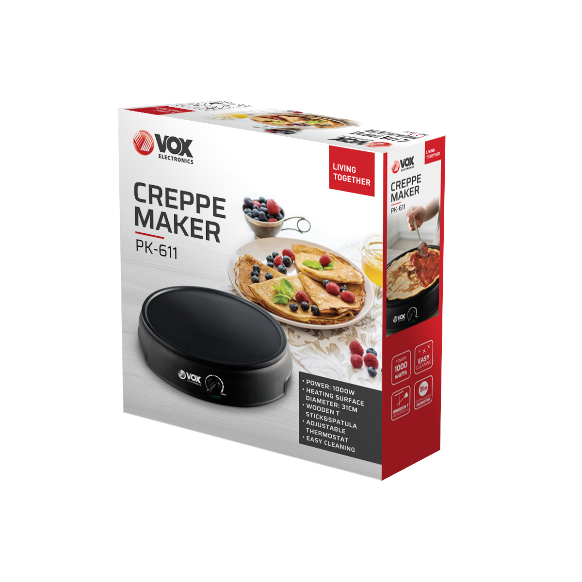 Maquina crepes VOX PK 611