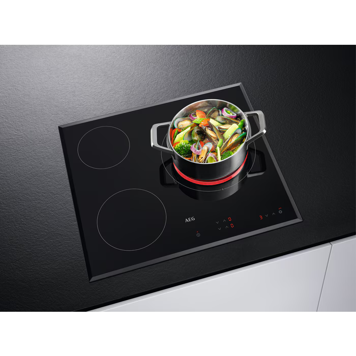 AEG PLACA VITRO 60CM 4 ZONAS BISELADA HK624000FB