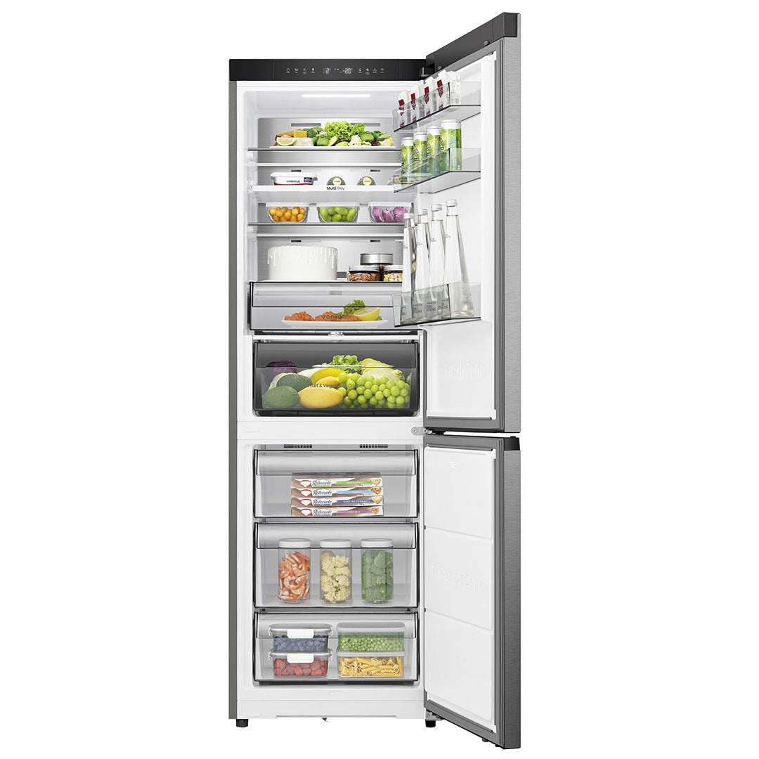 HISENSE COMBINADO 1856X595X600MT 330LT NF INOX (C) RB3K330SAIC