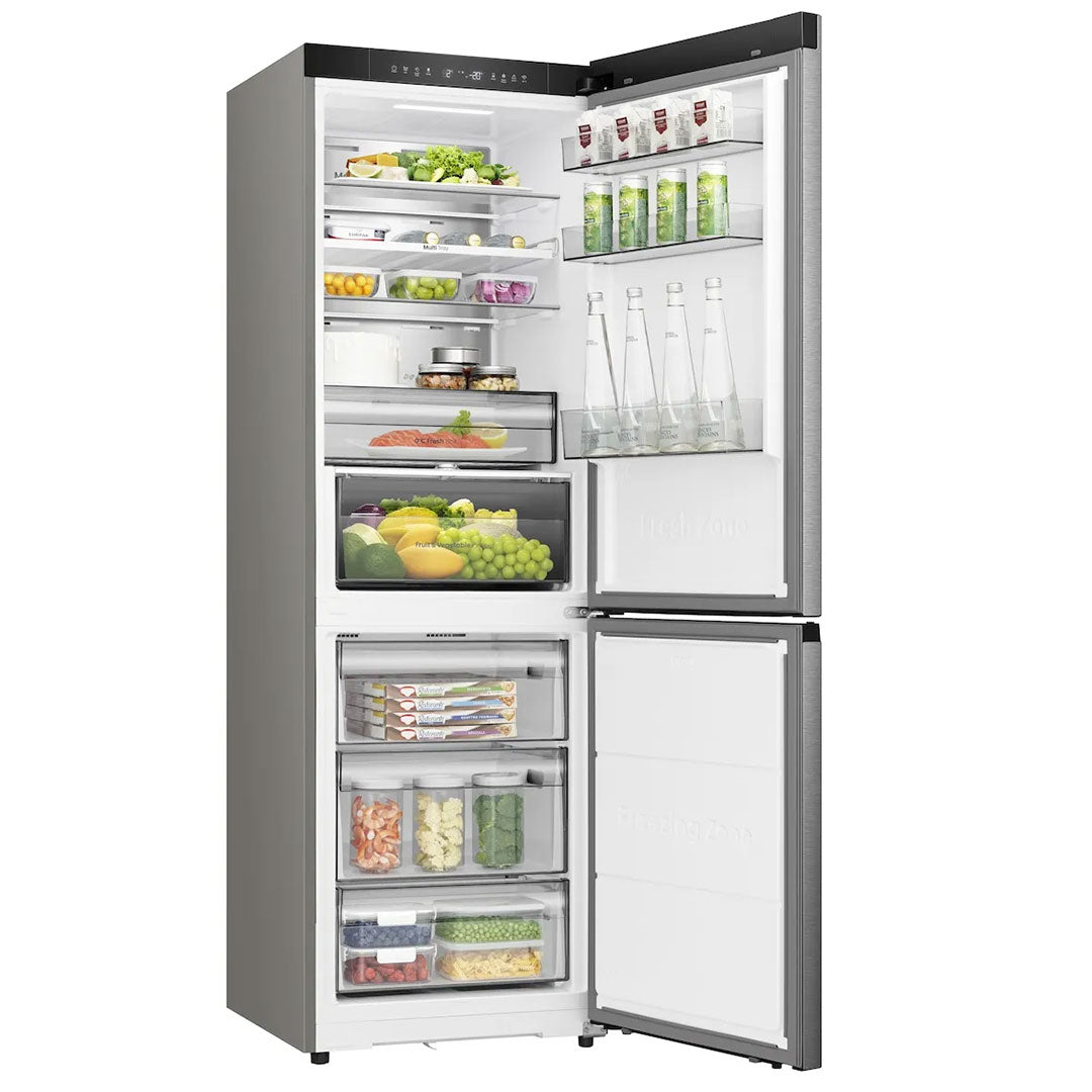 HISENSE COMBINADO 1856X595X600MT 330LT NF INOX (C) RB3K330SAIC