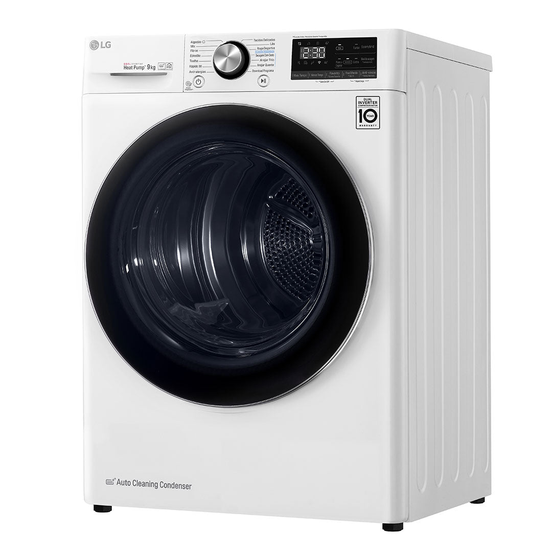 LG SECADOR ROUPA 9KG CONDENSAÇAO BOMBA CALOR (C) RC90V9AV2W