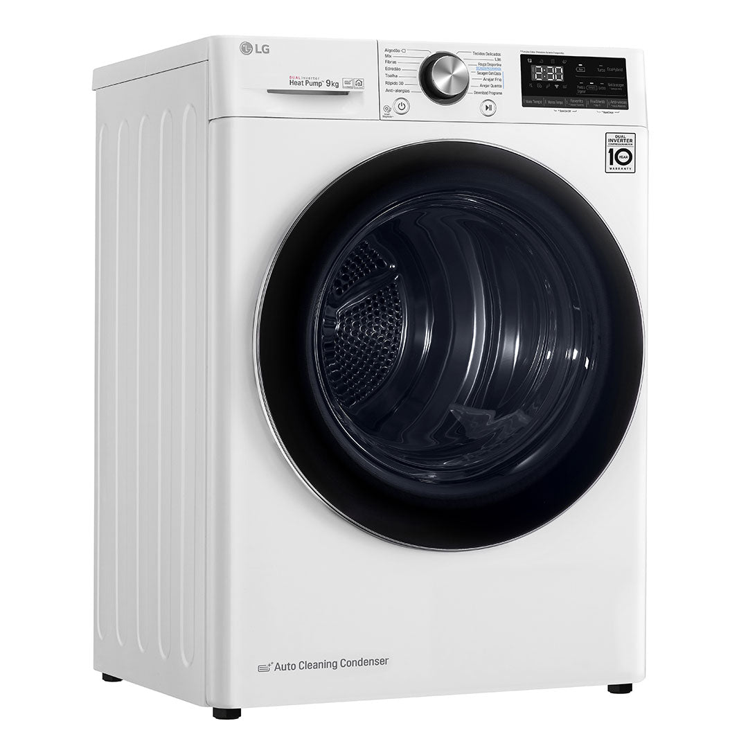 LG SECADOR ROUPA 9KG CONDENSAÇAO BOMBA CALOR (C) RC90V9AV2W