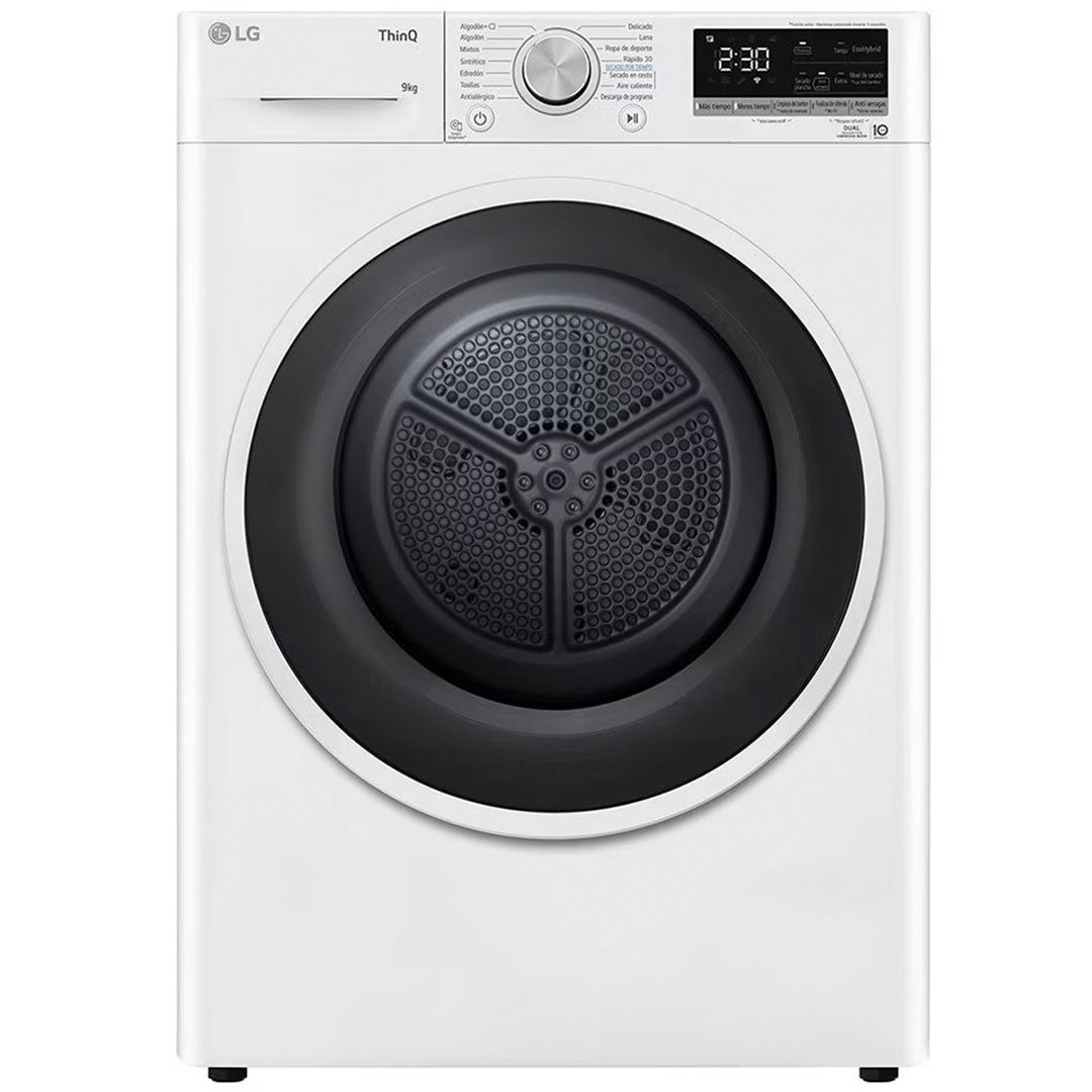 LG SECADOR ROUPA 9KG CONDENSAÇAO BOMBA DE CALOR (D) RH90V5AV6N