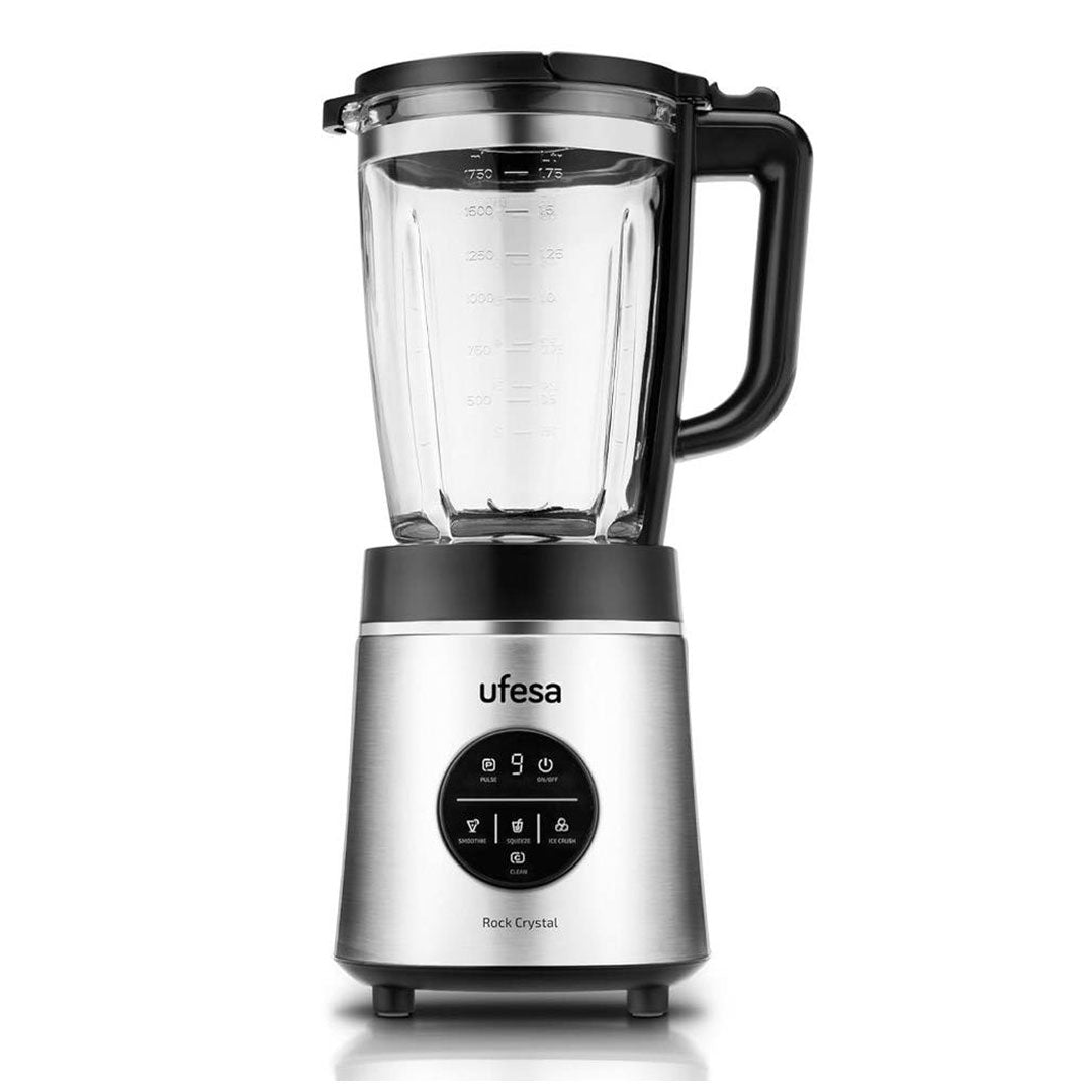 UFESA LIQUIDIFICADORA 1.75L 1800W JARRO VIDRO INOX ROCKCRYSTAL