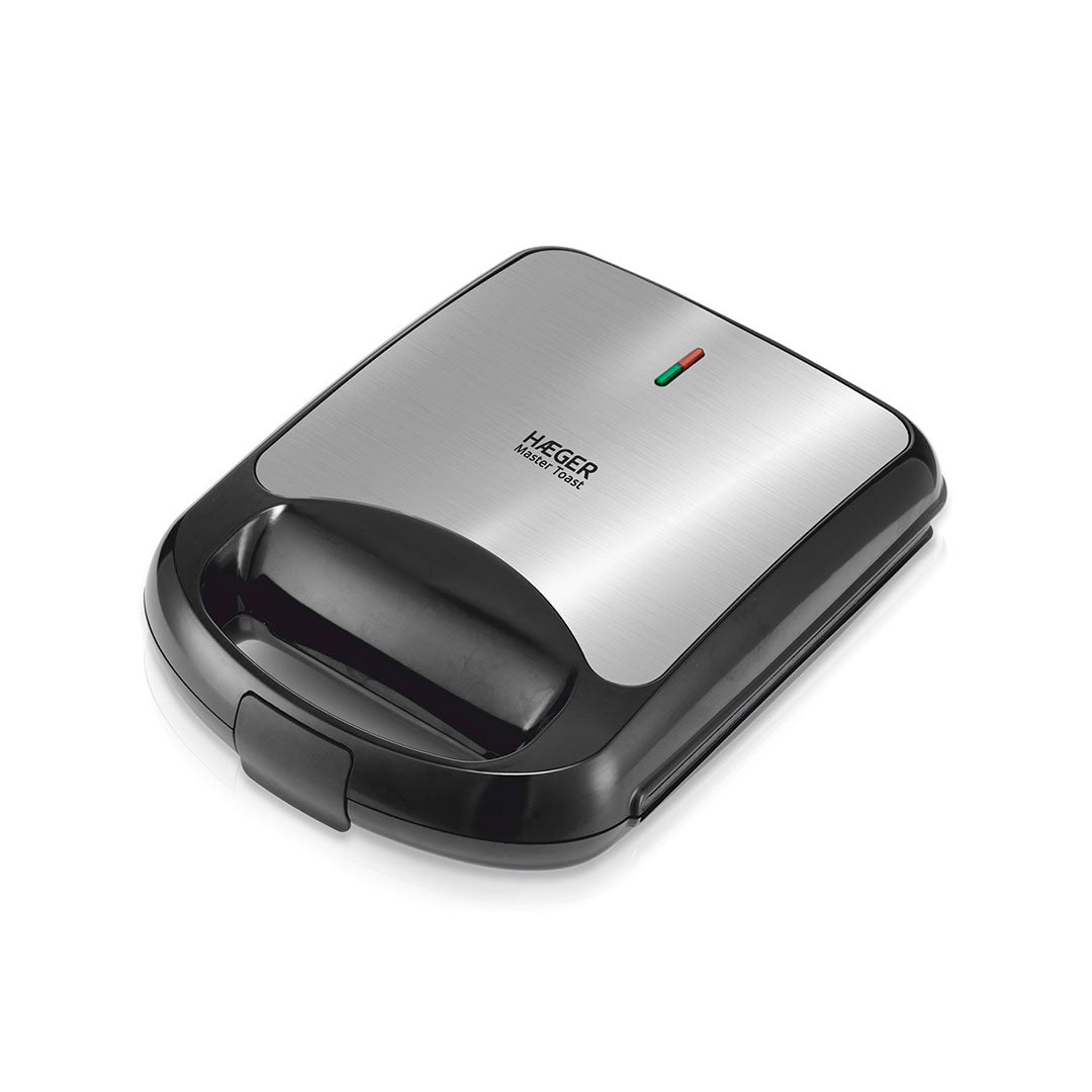 HAEGER SANDWICHEIRA 750W PLACA 23,4X23,4CM CORPO INOX SM15G009A