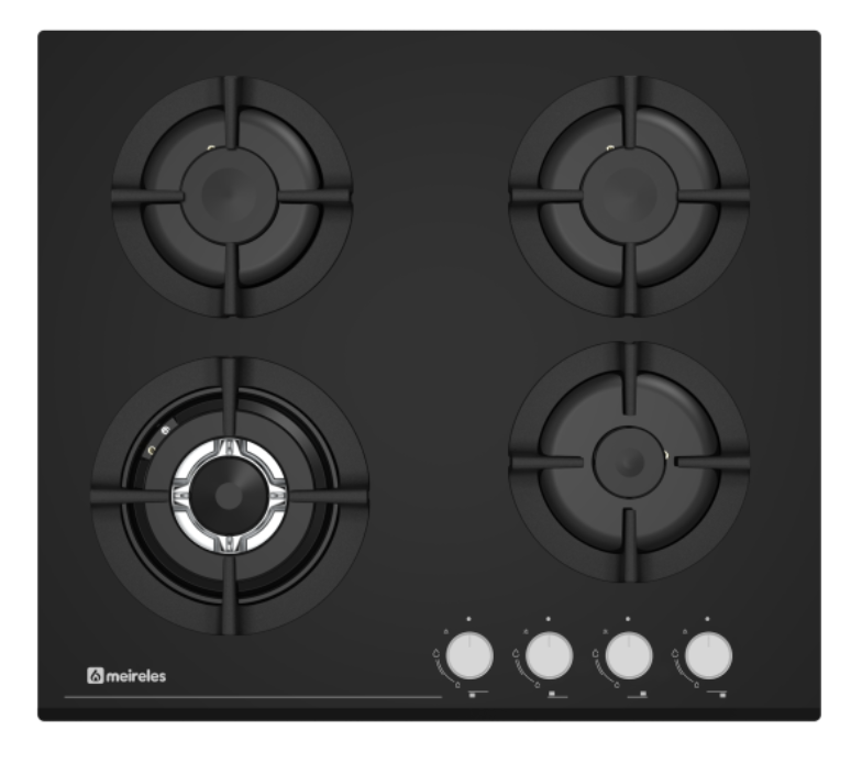 MEIRELES PLACA 4G CRISTAL GAS 60CM MVG4652N