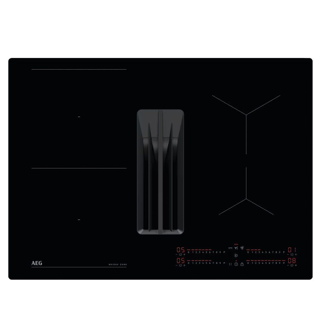 AEG PLACA INDUÇAO 68CM C/ EXAUSTOR A+ TCH74B01FB