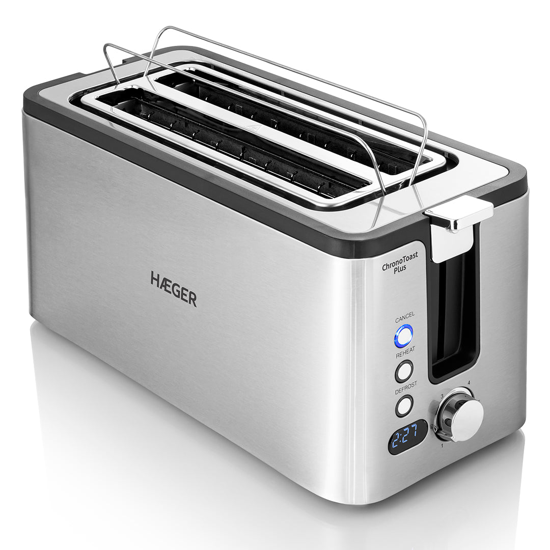 Haeger Torradeira 1500W 2 Ranhuras INOX