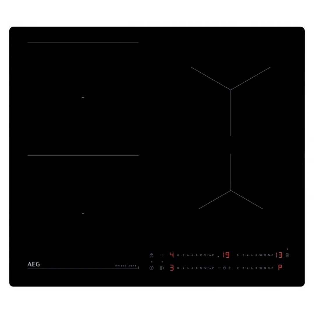 AEG PLACA INDUÇAO 60CM BISELADA 6000 BRIDGE TO64IB00IB
