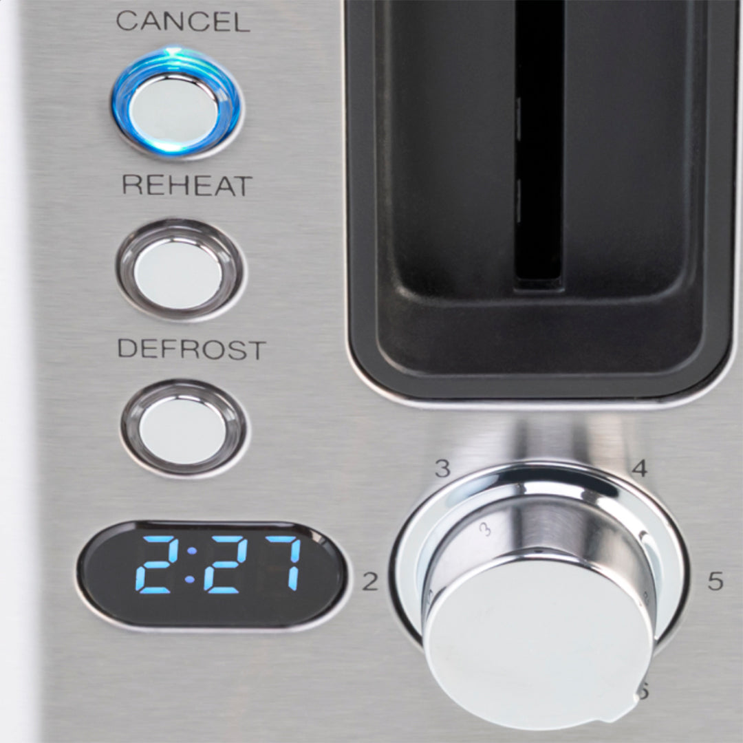 Haeger Torradeira 800W 2 Ranhuras INOX