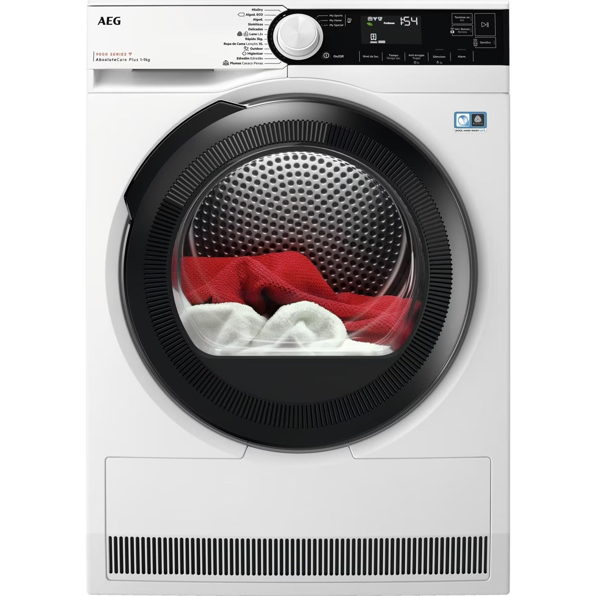 AEG SECADOR ROUPA 9KG BOMBA CALOR WIFI (C) TR939M4OBC