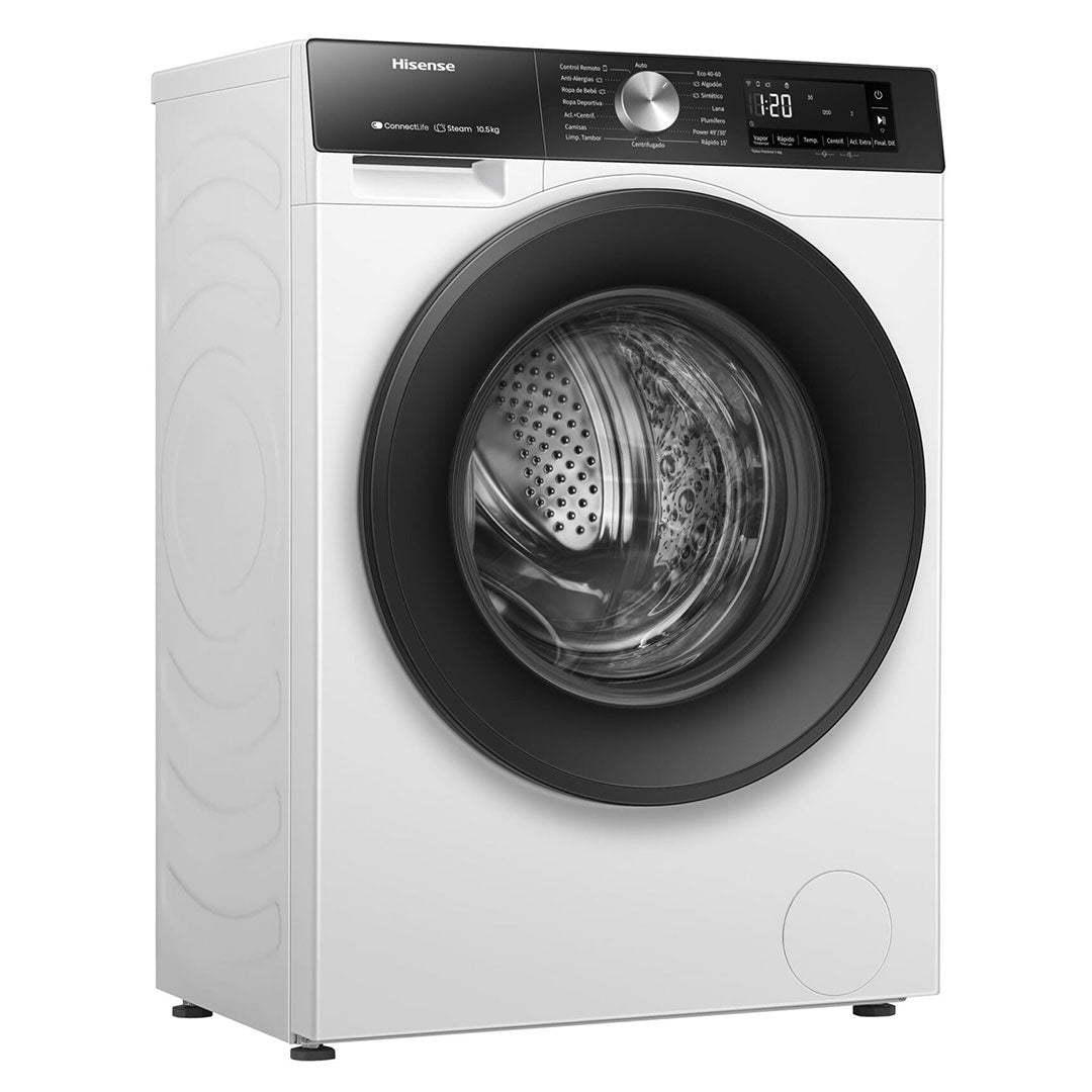 HISENSE MAQUINA ROUPA 10,5KG 1400RT INVERTER WIFI (A) WF3S1043BW3