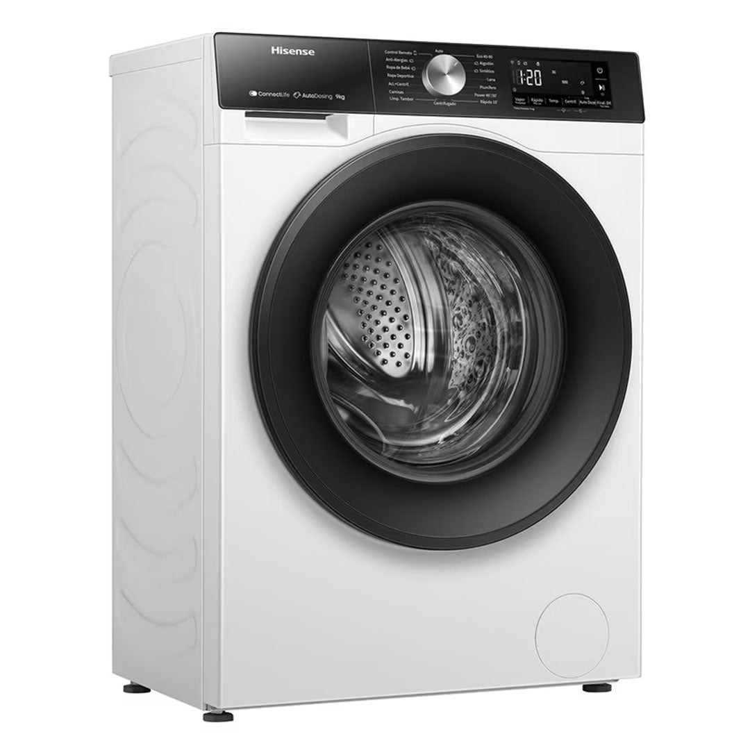 HISENSE MAQUINA ROUPA 9KG AUTODOSING 1400RT (A) WF3S9045BW3