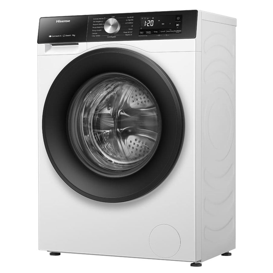 HISENSE MAQUINA ROUPA 9KG AUTODOSING 1400RT (A) WF3S9045BW3