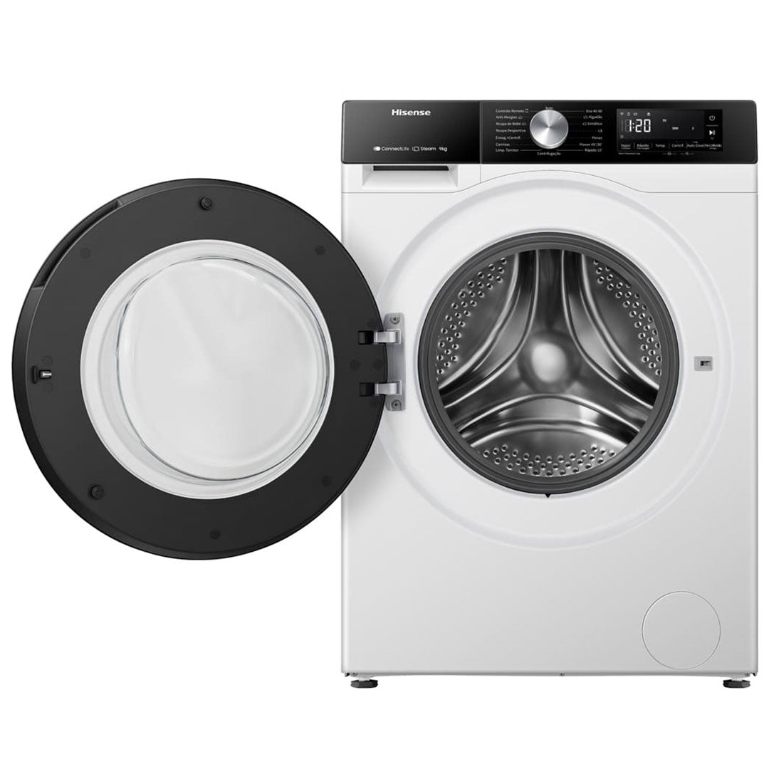 HISENSE MAQUINA ROUPA 9KG AUTODOSING 1400RT (A) WF3S9045BW3