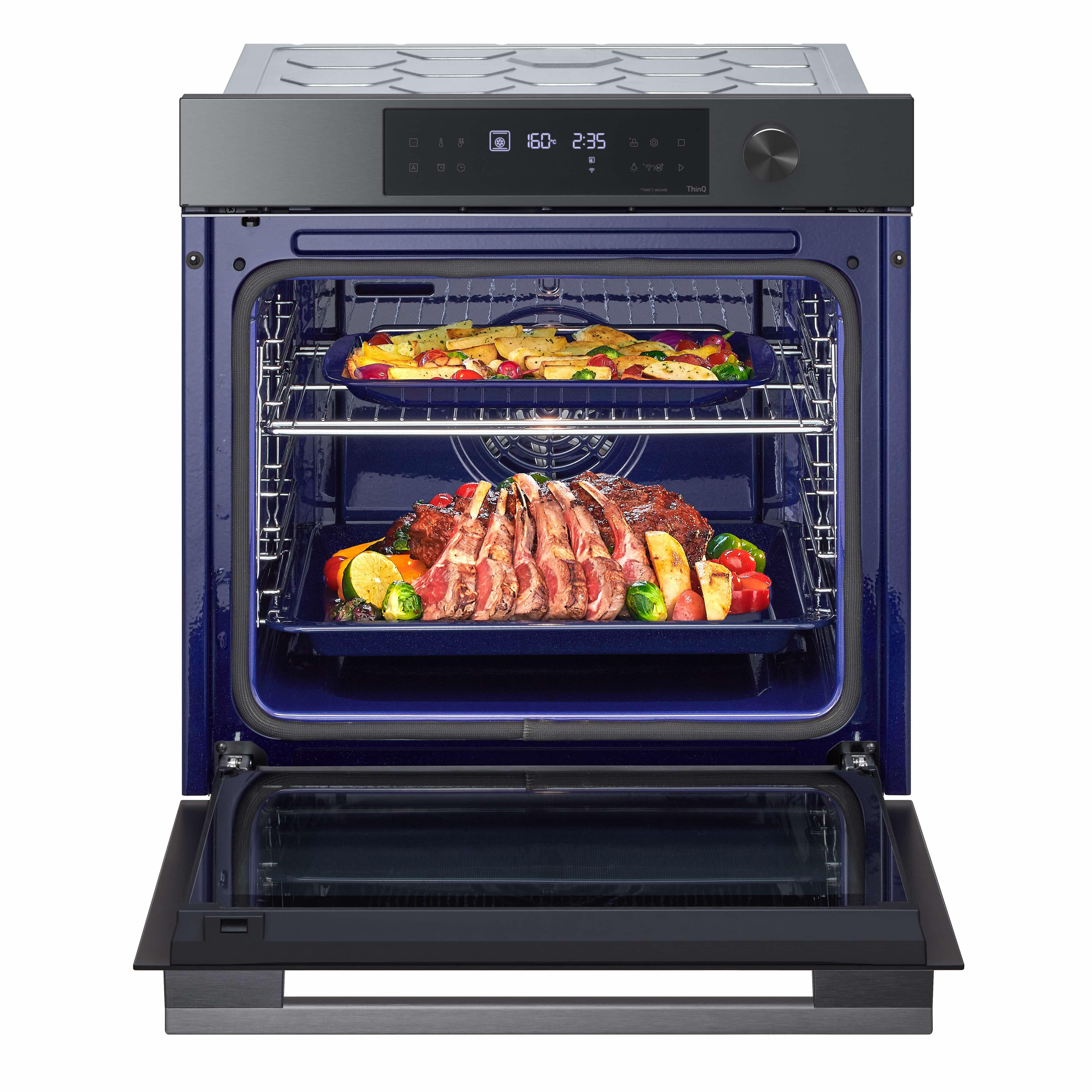 LG Forno Multif Pirolitico Easyclean 76LT Inox A+