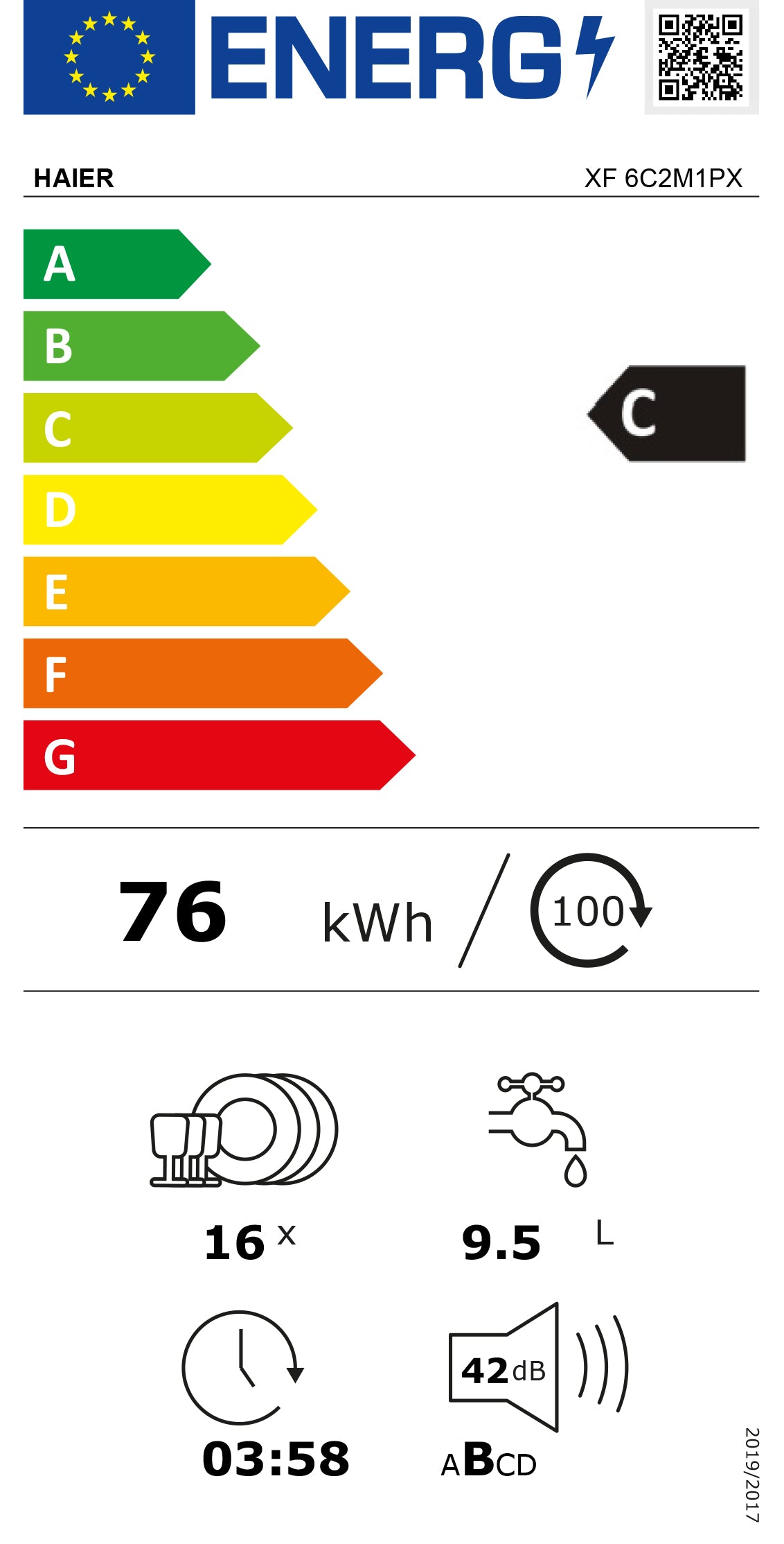 HAIER MAQUINA LOUÇA 1PROG 16TALHERES INOX (C) XF6C2M1PX