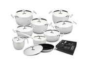 Silampos TREM Cozinha 9 Peças + Faqueiro 24 Peças IND