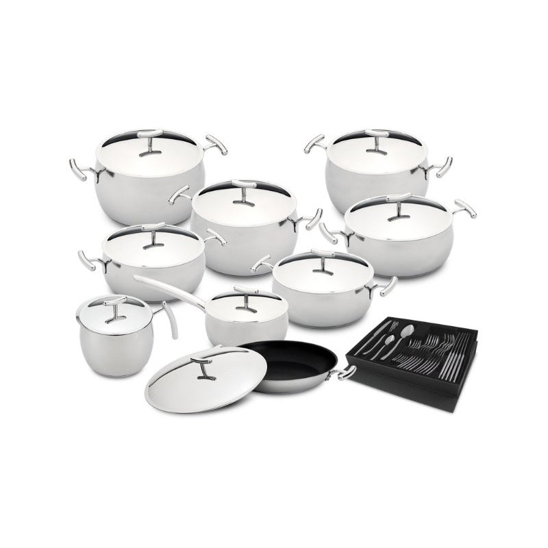 Trem de Cozinha SILAMPOS Yumi 9 Pçs (Oferta Faqueiro 24 Pçs)