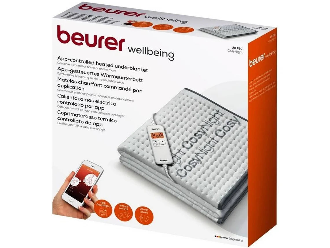 Sobre Colchão Eléctrico Wifi Beurer UB190