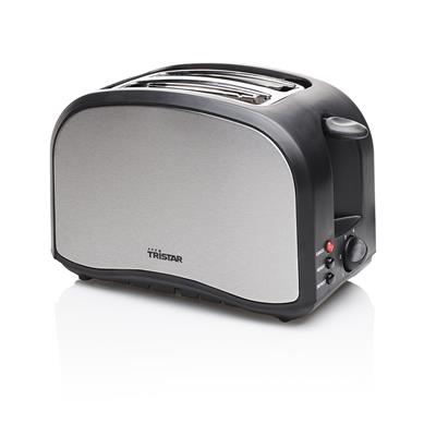 Tristar Torradeira 800W 2 Ranhuras Preta/inox