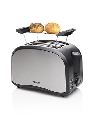 TRISTAR TORRADEIRA 800W 2 RANHURAS PRETA/INOX BR1022