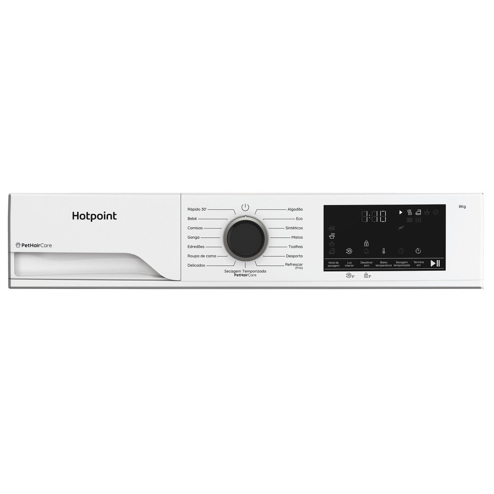 HOTPOINT SECADOR ROUPA 8KG BOMBA CALOR (D) CHSD83MWBSPT