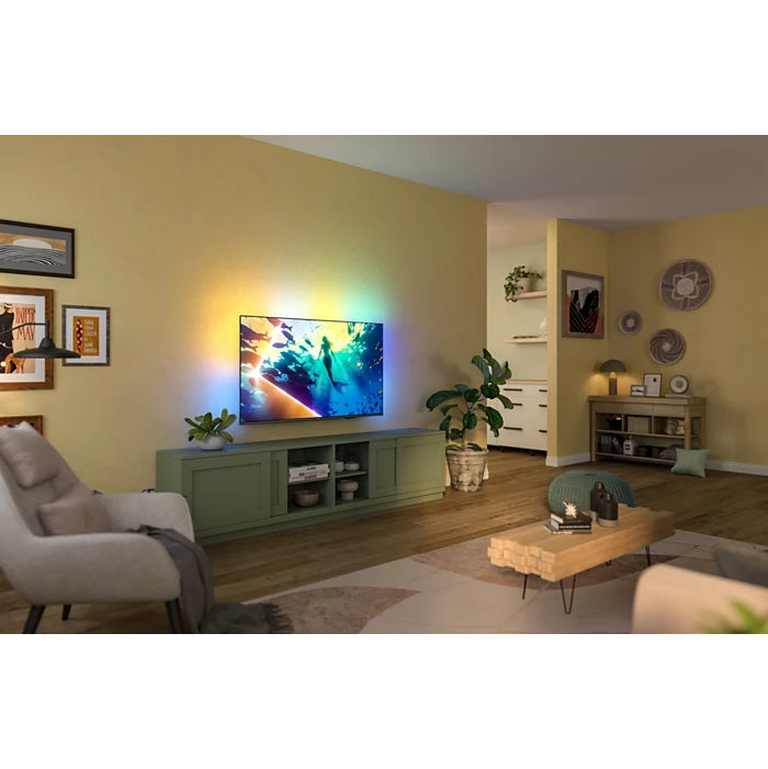 Philips LED 43" 4K UHD Smarttv Ambilight 3HDMI 2USB (e)