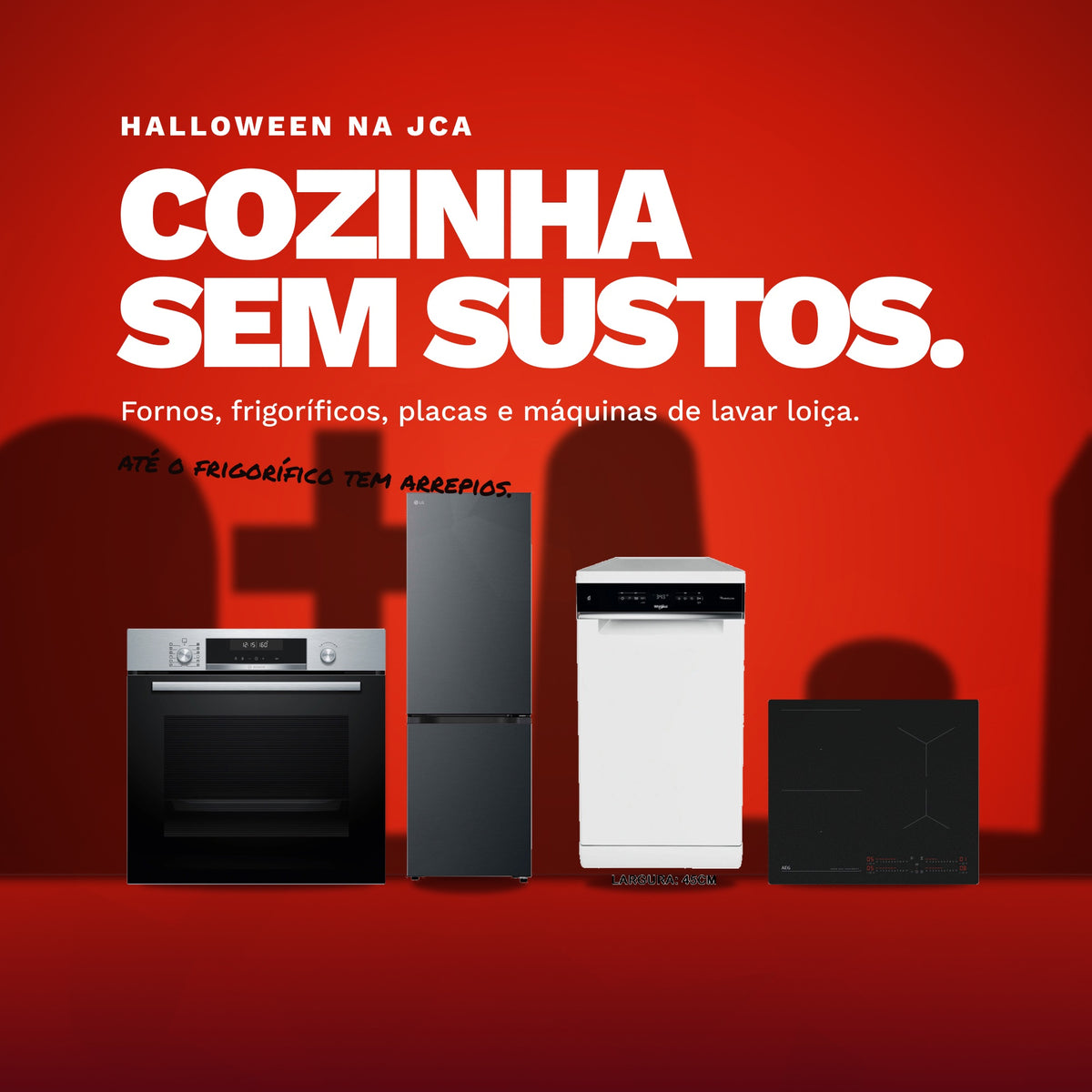 COZINHA SEM SUSTOS. Fornos, frigoríficos, placas e máquinas de lavar loiça