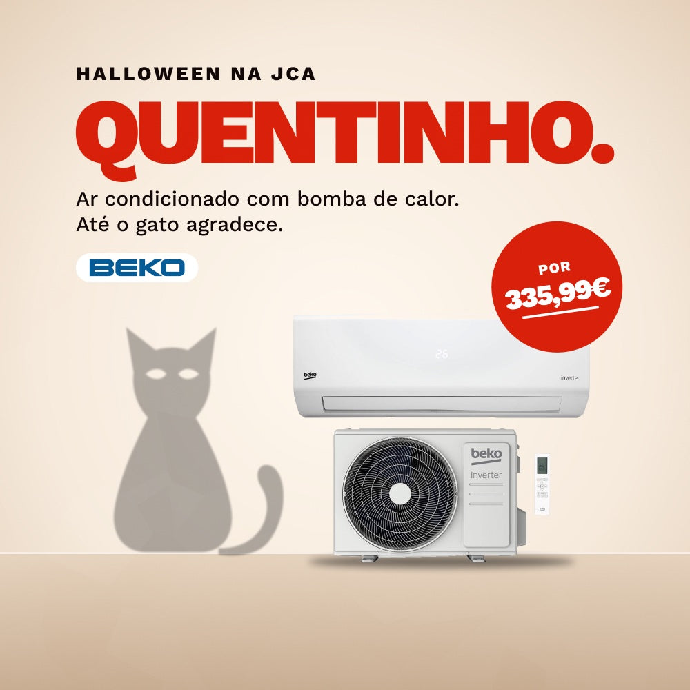 QUENTINHO. Ar condicionado Beko com bomba de calor por 335,99€