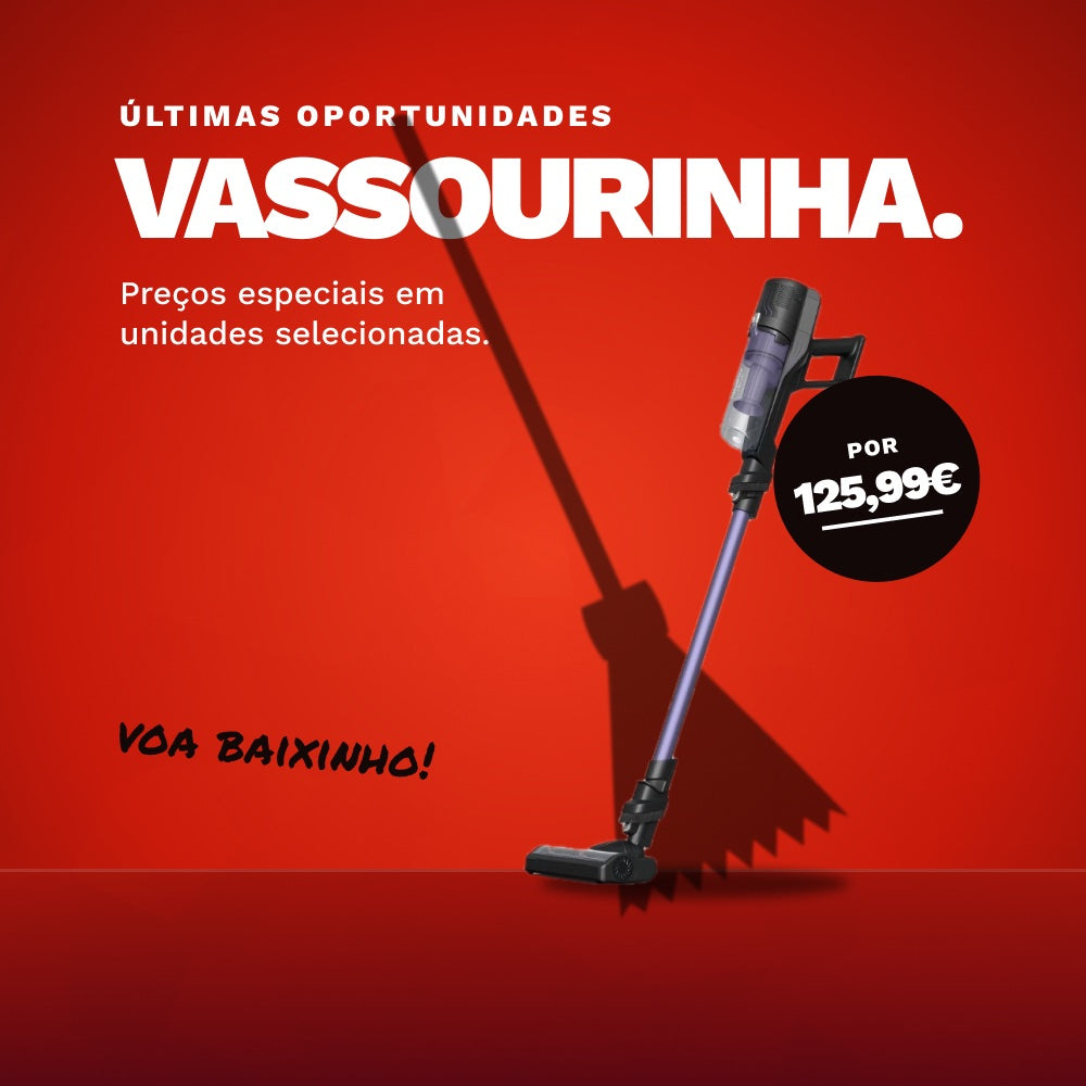 VASSOURINHA. Últimas oportunidades: aspirador vertical por 125,99€