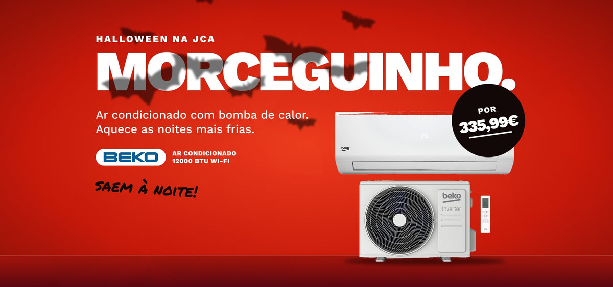 MORCEGUINHO. Ar condicionado Beko com bomba de calor por 335,99€