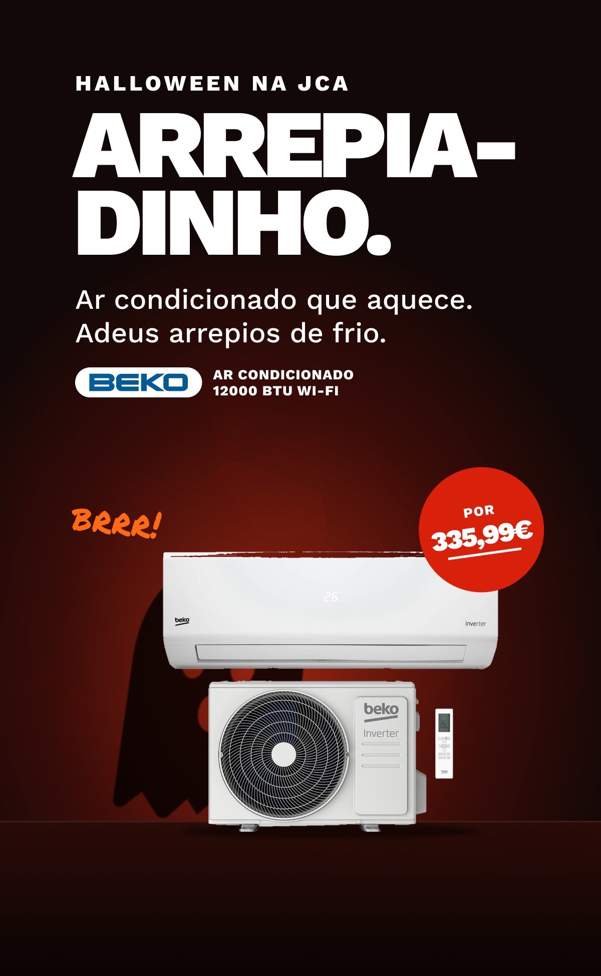 ARREPIADINHO. Ar condicionado Beko por 335,99€