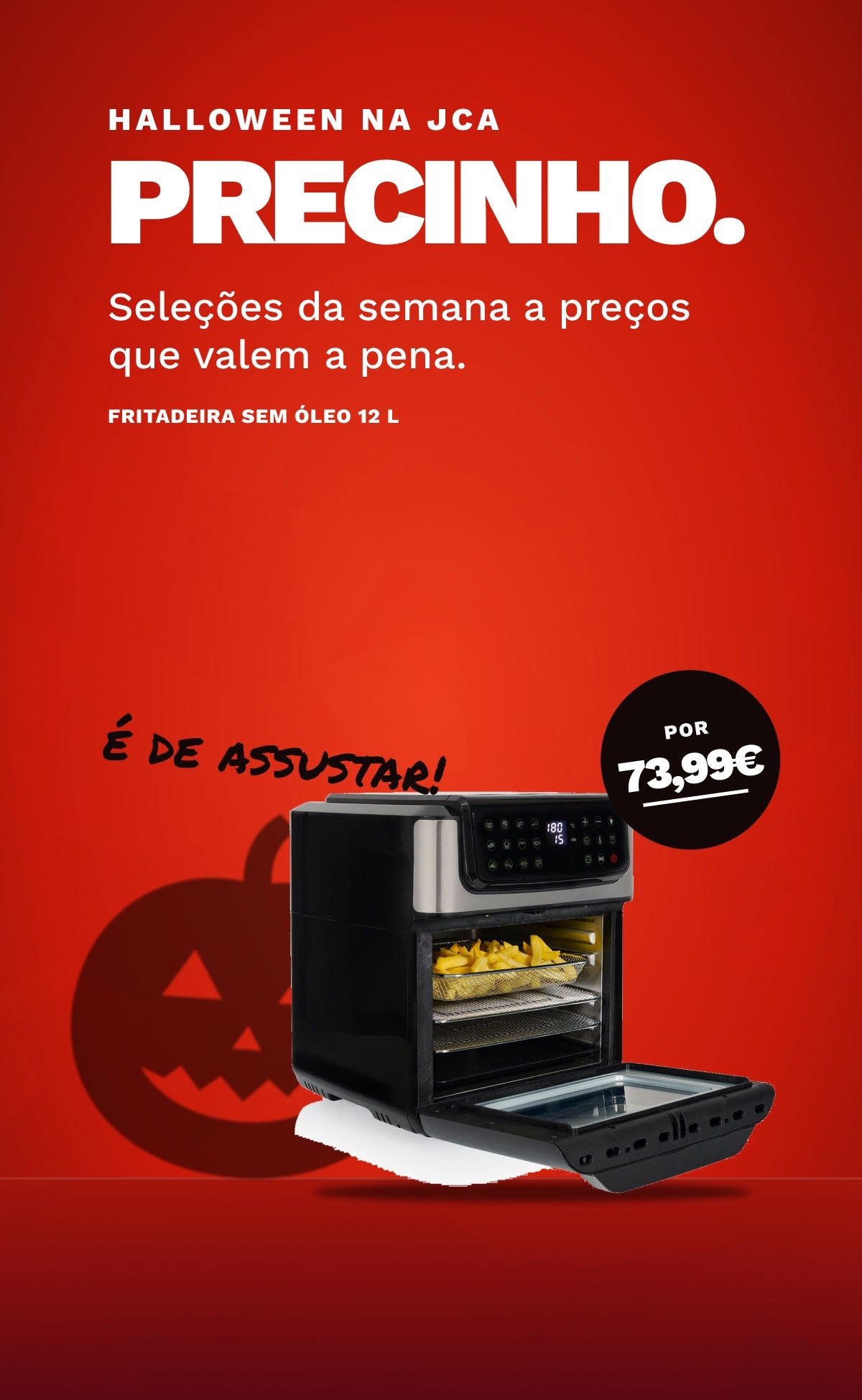 PRECINHO. Fritadeira sem óleo 12 L por 73,99€