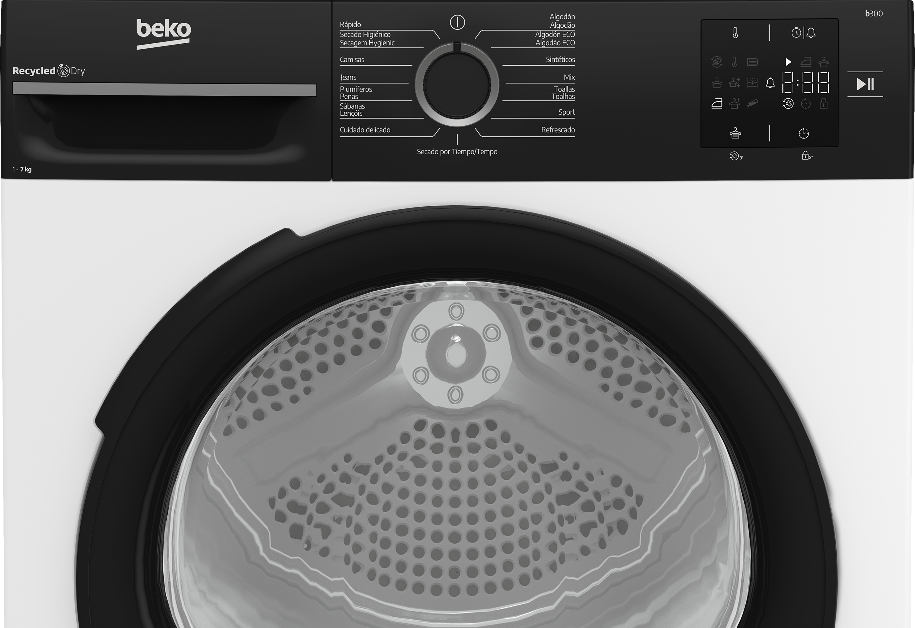 BEKO SECADOR ROUPA 7KG BOMBA CALOR (E) BM3T37230W