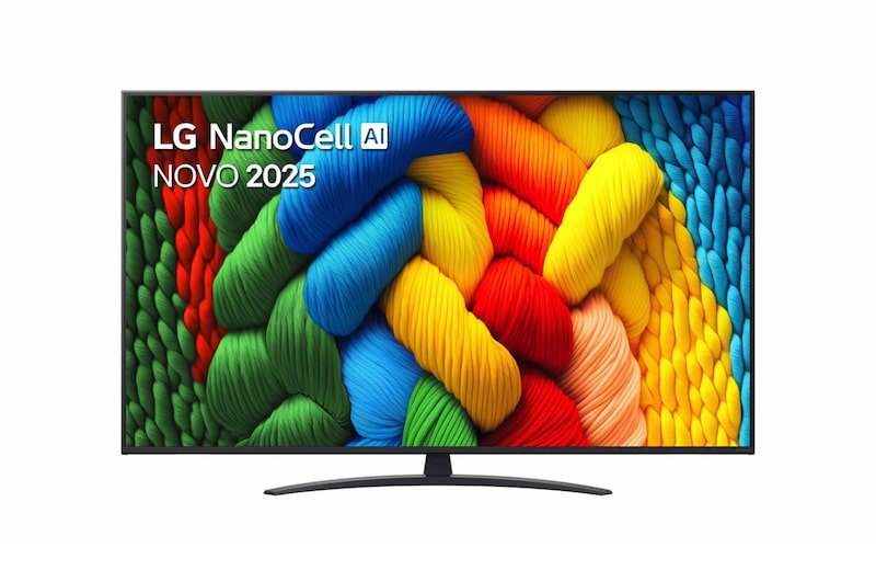 LG LED 43" NANOCELL UHD 4K SMARTTV WEBOS 3HDMI 1USB (G) 43NANO81A6A