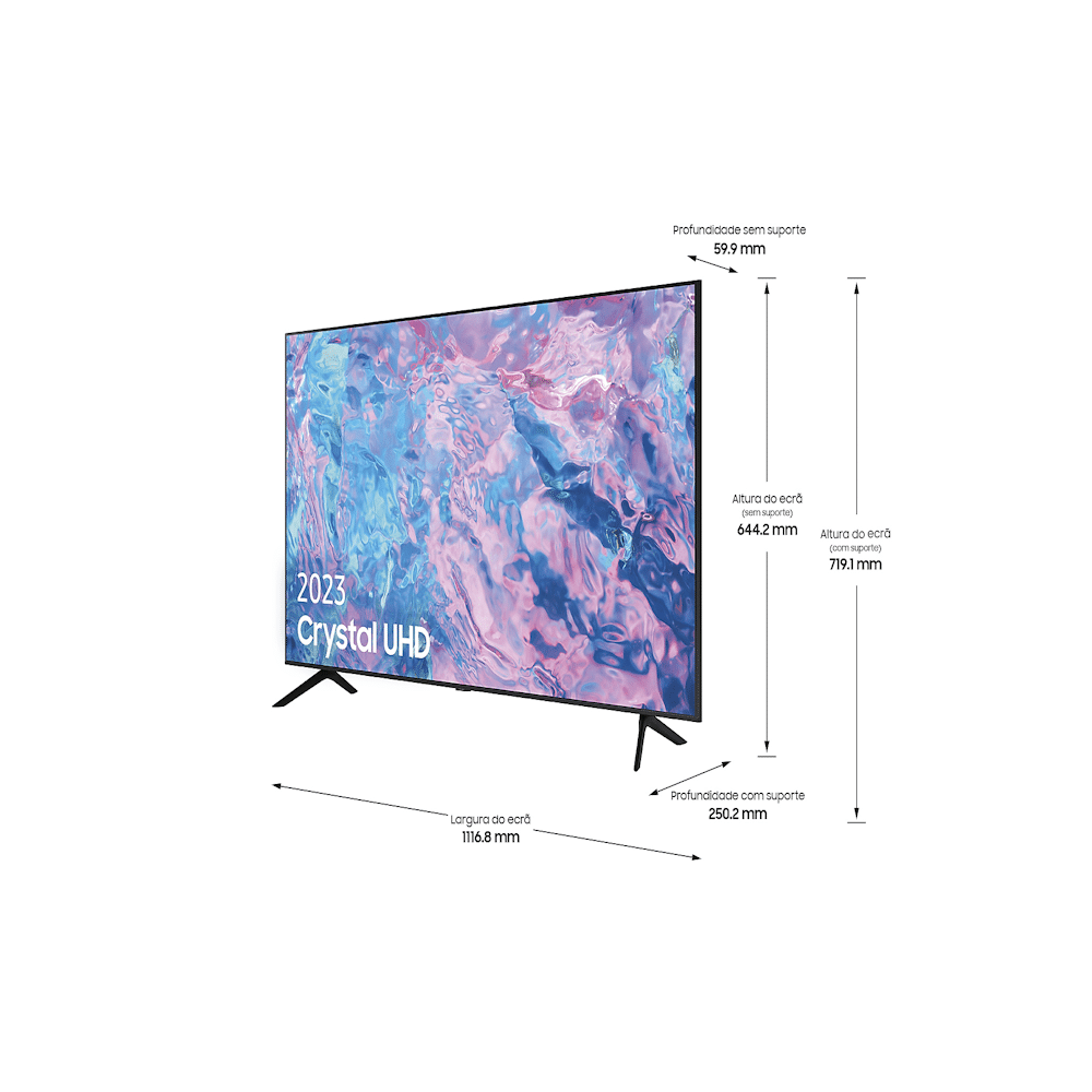 TV SAMSUNG TU50CU7105KXXC   50" Crystal UHD 4K CU7105 (Smart TV - 2023)